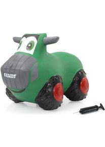 H&uuml;pftier Jamara "Fendt H&uuml;pftraktor", bunt (gr&uuml;n, grau, schwarz, rot, wei&szlig;), H&uuml;pfspielzeug, BabyB:34cm H:34cm T:54cm, Kunststoff, H&uuml;pftier, inkl. Luftpumpe, B:34cm H:34cm T:54cm