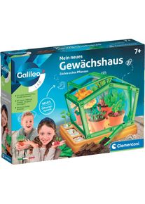 Experimentierkasten Clementoni "Galileo Lab, Mein neues Gew&auml;chshaus", gr&uuml;n (wei&szlig;, neutral), Experimentierk&auml;sten, Kinder, Experimentierkasten, Made in Europe