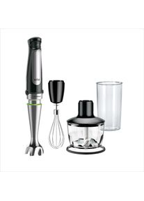 Braun Stabmixer "MultiQuick 7 MQ 7035X - 1000W, Stufenlosregulierbar, Dynamische Klinge", silber (schwarz, edelstahl), B:36,5cm H:17,5cm T:36,5cm, Mixer, Spritzschutz, Extra Mahlklinge, 500 ml Zerkleinerer, Schneebesen, Stabmixer