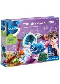 Experimentierkasten Clementoni "Galileo, Mineralogie und Kristalle", bunt (wei&szlig;, neutral), Experimentierk&auml;sten, Kinder, Experimentierkasten, Made in Europe
