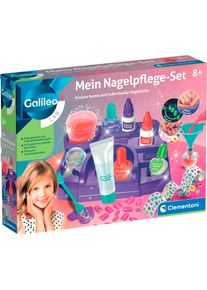 Experimentierkasten Clementoni "Galileo Lab, Mein Nagelpflege-Set", bunt (wei&szlig;, neutral), Experimentierk&auml;sten, Kinder, Experimentierkasten, Made in Europe
