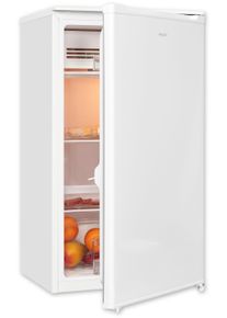 Exquisit K&uuml;hlschrank "KS116-0-041E", Energieeffizienz: E, silber (wei&szlig;), B:48cm H:85cm T:45cm, K&uuml;hlschr&auml;nke, Ihr kompakter 90 L K&uuml;hlschrank: sparsam, flexibel & praktisch, K&uuml;hlschrank