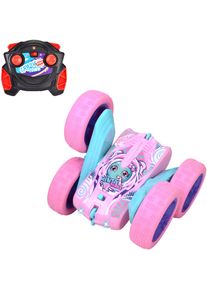 RC-Auto DICKIE TOYS "RC Berry Shaker, 2,4 GHz", pink (pink, t&uuml;rkis), Fernlenkfahrzeuge, Kinder, Kunststoff, RC-Auto, mit Rotations- u. Flip-Funktion
