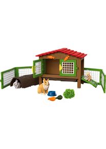 Spielwelt Schleich "FARM WORLD, Kaninchenstall (42728)", bunt, Spielfigurenwelten, Kinder, Kunststoff, Spielwelt, Made in Europe