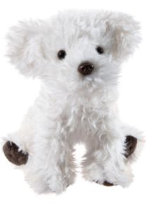 Kuscheltier Heunec "Misanimo, Hund Malteser", beige (creme), Pl&uuml;schfiguren, KinderH:25cm, Kuscheltier, H:25cm