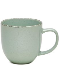 Becher Van Well "Kaffeebecher Urban, 32 cl, 6 St&uuml;ck", gr&uuml;n, B:12,5cm H:8,7cm &Oslash;:8,8cm, Steinzeug, Trinkgef&auml;&szlig;e, Becher, sp&uuml;lmaschinen- und mikrowellengeeignet