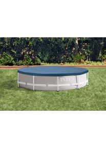 Pool-Abdeckplane Intex, blau, B:457cm L:457cm, Polyvinylchlorid (PVC), Planen, Pool-Abdeckplane, &Oslash;: 457 cm