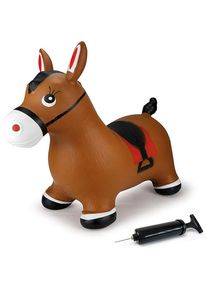 H&uuml;pftier Jamara "Pferd, braun", braun, H&uuml;pfspielzeug, BabyB:28cm H:47cm T:58cm, H&uuml;pftier, inkl. Luftpumpe, B:28cm H:47cm T:58cm