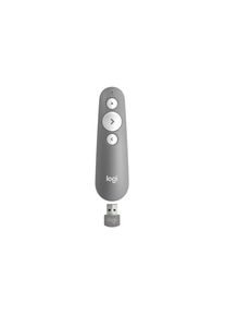Logitech Presenter "R500", grau, B:24,8cm H:3,7cm L:9,1cm, Fernbedienungen, Presenter