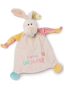 Schmusetuch Nici "My first Nici Kollektion, Hase, kleines Wunder", Baby, bunt (gelb, beige, rosa), Pl&uuml;sch, Polyester, Schnuffelt&uuml;cher Schmusetuch, mit aufgestickten Augen