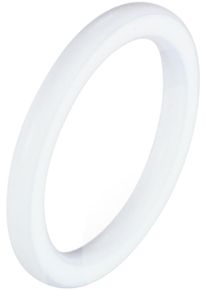 Fingerring Firetti "Schmuck Geschenk Edelstahl Ring Damenring Herrenring Color" Gr. 55, wei&szlig;, Fingerringe, Damen, 55, Edelstahl, 2,1mm, Fingerring