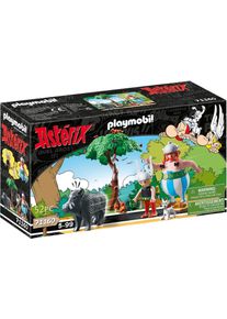 Konstruktions-Spielset Playmobil "Wildschweinjagd (71160), Asterix", bunt, Spielbausteine, Kinder, Kunststoff, Konstruktions-Spielset, Made in Europe