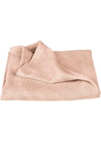 Babydecke Roba "Frosty Almond, Strickoptik", frosty almond, B:80cm L:80cm, Baumwolle, Wohndecken, Babydecke
