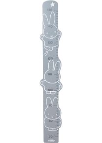 Messlatte Roba "miffy, grau", grau, B:15cm H:90cm T:1cm, MDF, Messlatten, Messlatte, Skala von 70 cm bis 150 cm