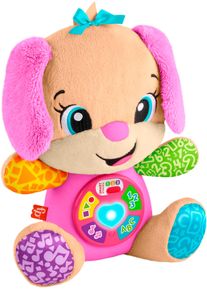 Kuscheltier Fisher-Price "Lernspa&szlig; Hund", bunt (rosa, hundefreundin), Pl&uuml;schfiguren, KinderH:28,5cm, Pl&uuml;sch, Kuscheltier, mit Licht- und Soundeffekten, H:28,5cm