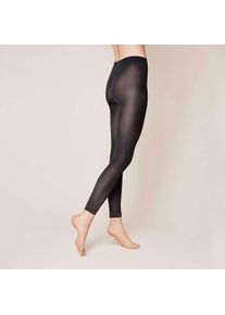 Feinstrumpfleggings Kunert "Leggings Velvet 40", Damen, Gr. 38-40, schwarz (schwarz 0500), Obermaterial: 88% Polyamid PA. 12% Elasthan EL., Strumpfhosen Feinstrumpfleggings
