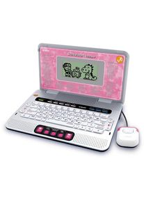 Kindercomputer Vtech "School & Go, Schulstart Laptop E", pink (rosa), Kindercomputer, KinderB:28cm H:20cm T:4cm, Kunststoff, Kindercomputer, B:28cm H:20cm T:4cm