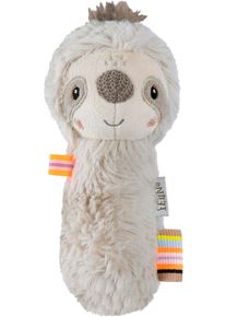 babyFEHN Greifspielzeug FEHN "Lazy, Crazy & Pink, Stabgreifling Faultier", grau (grau, beige), Greifspielzeug, BabyB:4,9cm H:4,8cm L:16cm, Nicki, Pl&uuml;sch, Softvelour, Greifspielzeug, B:4,9cm H:4,8cm L:16cm