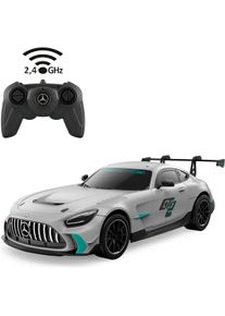 RC-Auto Jamara "Mercedes-AMG GT2 grau 2,4GHz", grau, Fernlenkfahrzeuge, KinderB:8,7cm H:5,9cm T:19,5cm, Kunststoff, RC-Auto, Ma&szlig;stab 1:24, B:8,7cm H:5,9cm T:19,5cm