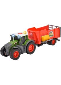 Spielzeug-Traktor DICKIE TOYS "Fendt Farm Trailer", gr&uuml;n, Spielzeugfahrzeuge, KinderT:26cm, Kunststoff, Spielzeug-Traktor, mit Licht und Sound, T:26cm