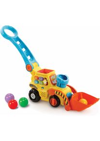 Spielzeug-Bagger Vtech "VtechBaby, Ballspa&szlig; Bagger", bunt, Spielzeugfahrzeuge, KinderB:39cm H:22cm T:12cm, Kunststoff, Spielzeug-Bagger, zum Schieben, B:39cm H:22cm T:12cm