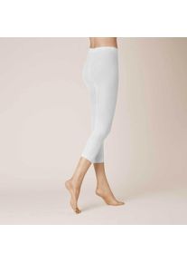 Feinstrumpfleggings Kunert "Leggings Velvet 50", Damen, Gr. 38-40, wei&szlig; (wei&szlig; 0010), Obermaterial: 90% Polyamid PA. 10% Elasthan EL., Strumpfhosen Feinstrumpfleggings
