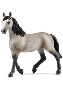 Spielfigur Schleich "HORSE CLUB, Cheval de Selle Francais Stute (13955)", grau (grau, schwarz), Spielfiguren, Kinder, Kunststoff, Spielfigur