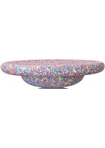Balancetrainer Stapelstein "Stapelstein Board super confetti", bunt, Balancetrainer, Kinder, B/H/L: 35,8cm x 9cm x 35,5cm &Oslash;, Polypropylen, Balancetrainer, B:35,8cm H:9cm L:35,5cm