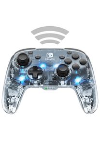 Gamepad "Afterglow", transparent (transpare), B:16,7cm H:15,5cm T:7,3cm, PDP - PERFORMANCE DESIGNED PRODUCTS, Spielecontroller, Gamepad