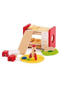Puppenhausm&ouml;bel HAPE "Kinderzimmer", bunt, Puppenm&ouml;bel, Kinder, Holz, Polyester, Puppenhausm&ouml;bel