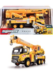 Spielzeug-Kran Majorette "Volvo FMX Truck Crane", gelb, Spielzeugfahrzeuge, KinderT:22cm, Spielzeug-Kran, T:22cm