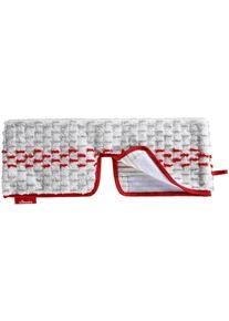 Wischbezug Vileda "1&middot;2&middot;SPRAYmax", rot (wei&szlig; und rot), B:15,6cm H:24mm T:2,5cm, gewebt, Mikrofaser, Putzt&uuml;cher, Wischbezug