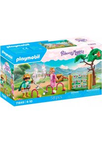 Konstruktions-Spielset Playmobil "K&ouml;nigskinder im Spielgarten (71849), Playmobil Princess Magic", bunt, Spielbausteine, Kinder, Kunststoff, Konstruktions-Spielset