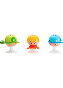 Rassel HAPE "Rasselset Saugnapf", bunt, Greifspielzeug, Baby, Holz, Kunststoff, Rassel