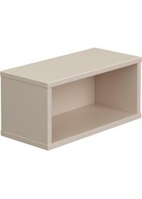 Wandregal Paidi "Wandbox L/H", beige (cashmere, beige), B:40cm H:18,5cm T:18,7cm, Holzwerkstoff, Regale, Wandregal, viele Farbvarianten, l&auml;ngs und hochkant montierbar
