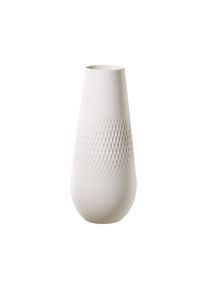 Villeroy & Boch Dekovase VILLEROY & BOCH "Vase Manufacture Collier 26 cm", wei&szlig; (blanc), Vasen, Dekovase