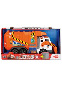 Spielzeug-M&uuml;llwagen DICKIE TOYS "Action Series Garbage Truck", orange, Spielzeugfahrzeuge, Kinder, Spielzeug-M&uuml;llwagen, mit Licht und Sound