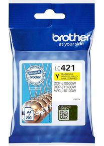 Brother Tintenpatrone "LC-421Y", gelb, Tintenpatronen, Tintenpatrone