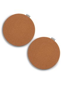 Pinnwand zeller PRESENT "Pinboard, rund, Kork, 2-tlg.", beige (natur), B:30cm H:1cm T:30cm &Oslash;:30cm, Kork, Tafeln, Pinnwand