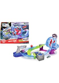 Autorennbahn DICKIE TOYS "White Shark", bunt, Autorennbahnen, Kinder, Kunststoff, Autorennbahn, inklusive Spielzeugauto; mit Licht und Sound