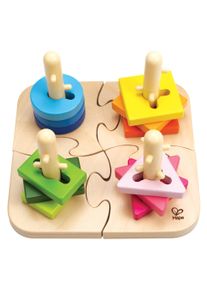 Steckspielzeug HAPE, bunt, Steckspielzeug, BabyB:20cm H:12cm T:20cm, Holz, Steckspielzeug, B:20cm H:12cm T:20cm