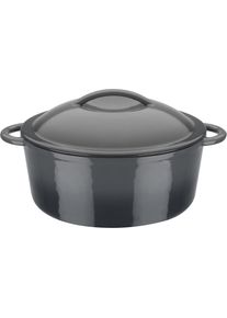 Kochtopf GSW "grey", grau, &Oslash;:24cm, T&ouml;pfe, Kochtopf, Induktion