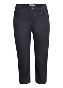 3/4-Jeans oxmo "3/4-Hose OXPam", Damen, Gr. 36, N-Gr, schwarz, Obermaterial: 68% Baumwolle CO. 29% Polyester PES. 3% Elasthan EL., Hosen 3/4-Jeans