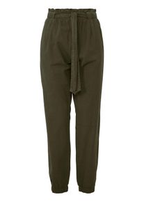 Stoffhose oxmo "Stoffhose OXLennja", Damen, Gr. 34, N-Gr, gr&uuml;n (dusty olive), Obermaterial: 100% Baumwolle CO., Hosen Stoffhose