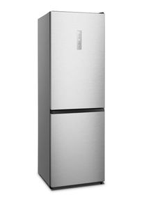 HISENSE K&uuml;hl-/Gefrierkombination "RB390N4C", Energieeffizienz: D, silber (inox), Rechtsanschlag, K&uuml;hlschr&auml;nke, Au&szlig;en-Display, K&uuml;hl-/Gefrierkombination