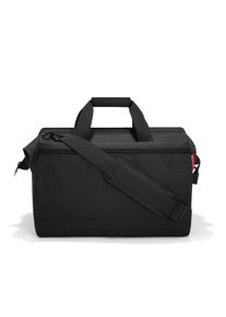 Reisetasche Reisenthel "allrounder L pocket", schwarz, B:48cm H:39,5cm T:29cm, Polyester, Taschen, Reisetasche, Rei&szlig;verschlusstaschen, Steckf&auml;cher, Tragehenkel, Standf&uuml;&szlig;e