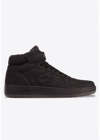 Sneakerboots Lotto, Damen, Gr. 40, schwarz, dunkelgrau, Synthetik, Schuhe Sneakerboots, Winterschuhe, Schn&uuml;rboots, Sneaker, gef&uuml;ttert