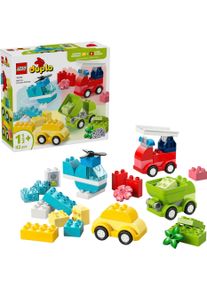 Konstruktionsspielsteine Lego "Kreative Fahrzeuge (10474), Lego DUPLO My First", bunt, Spielbausteine, Kinder, Kunststoff, Konstruktionsspielsteine, Made in Europe
