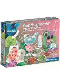 Experimentierkasten Clementoni "Galileo, Gesichtsmasken selbst machen", bunt (wei&szlig;, neutral), Experimentierk&auml;sten, Kinder, Experimentierkasten, Made in Europe