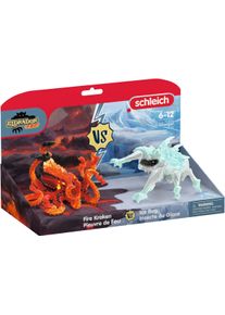 Spielfigur Schleich "ELDRADOR CREATURES, Eisk&auml;fer vs. Feuerkrake (70826)", bunt, Spielfiguren, Kinder, Kunststoff, Spielfigur